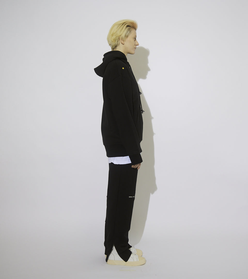 mononavy hooded black