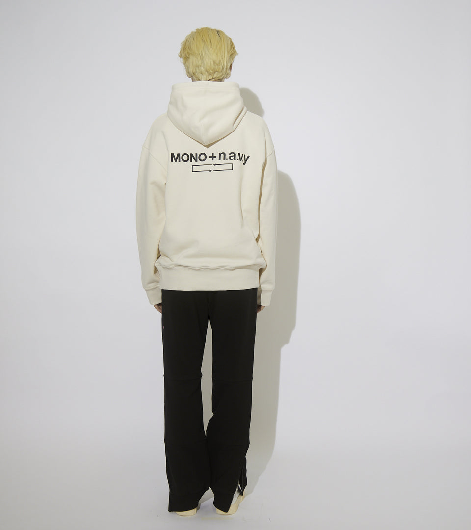 mononavy hooded ivory