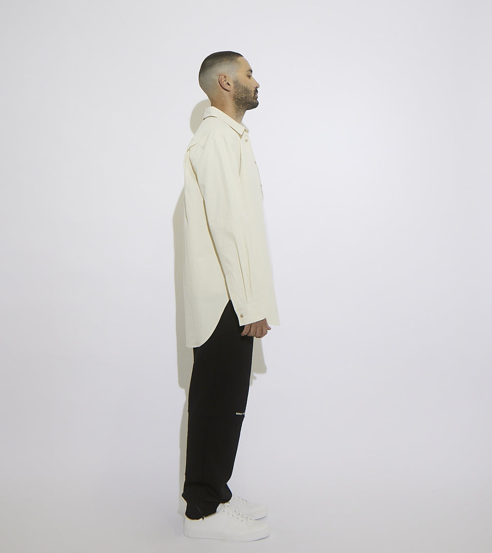 Mononavy canvas shirts natural