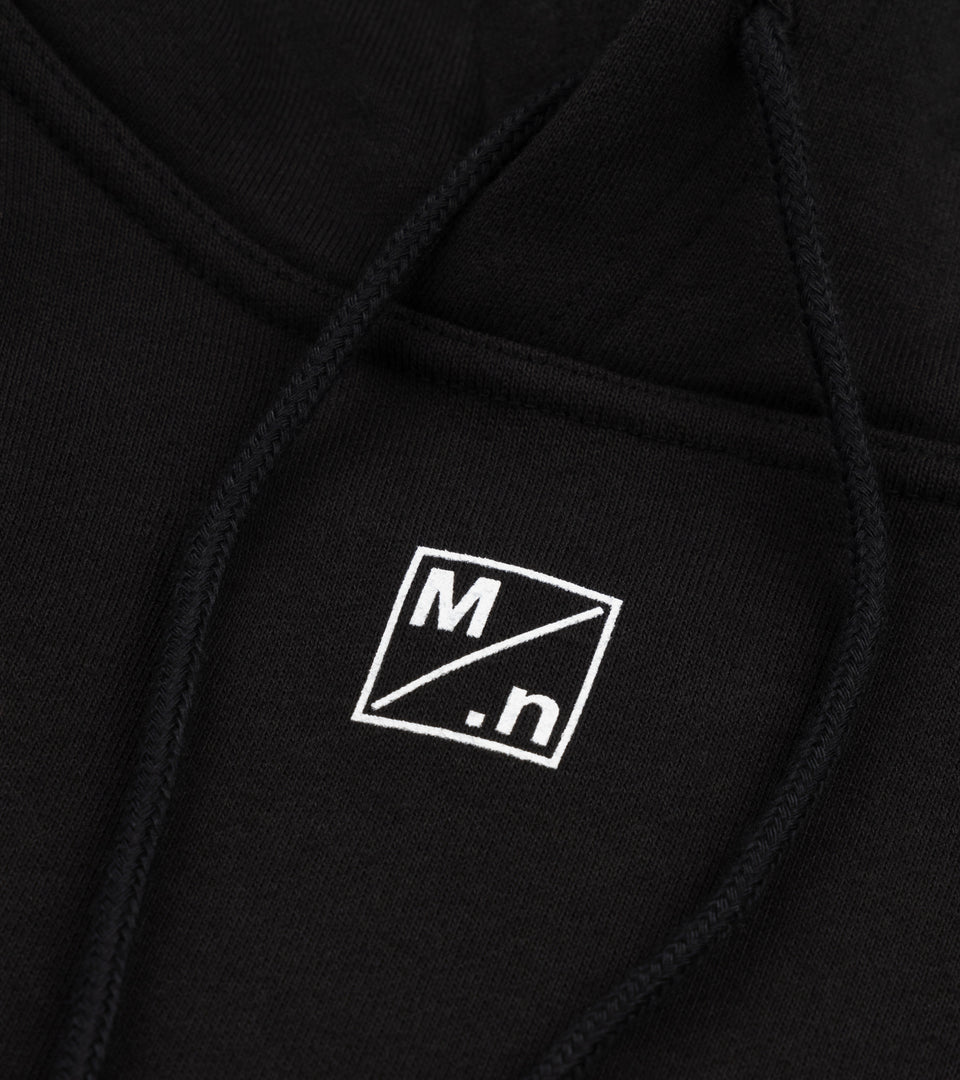 mononavy hooded black