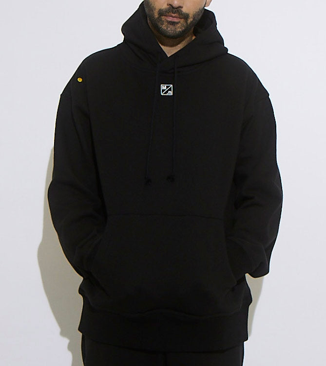 mononavy hooded black