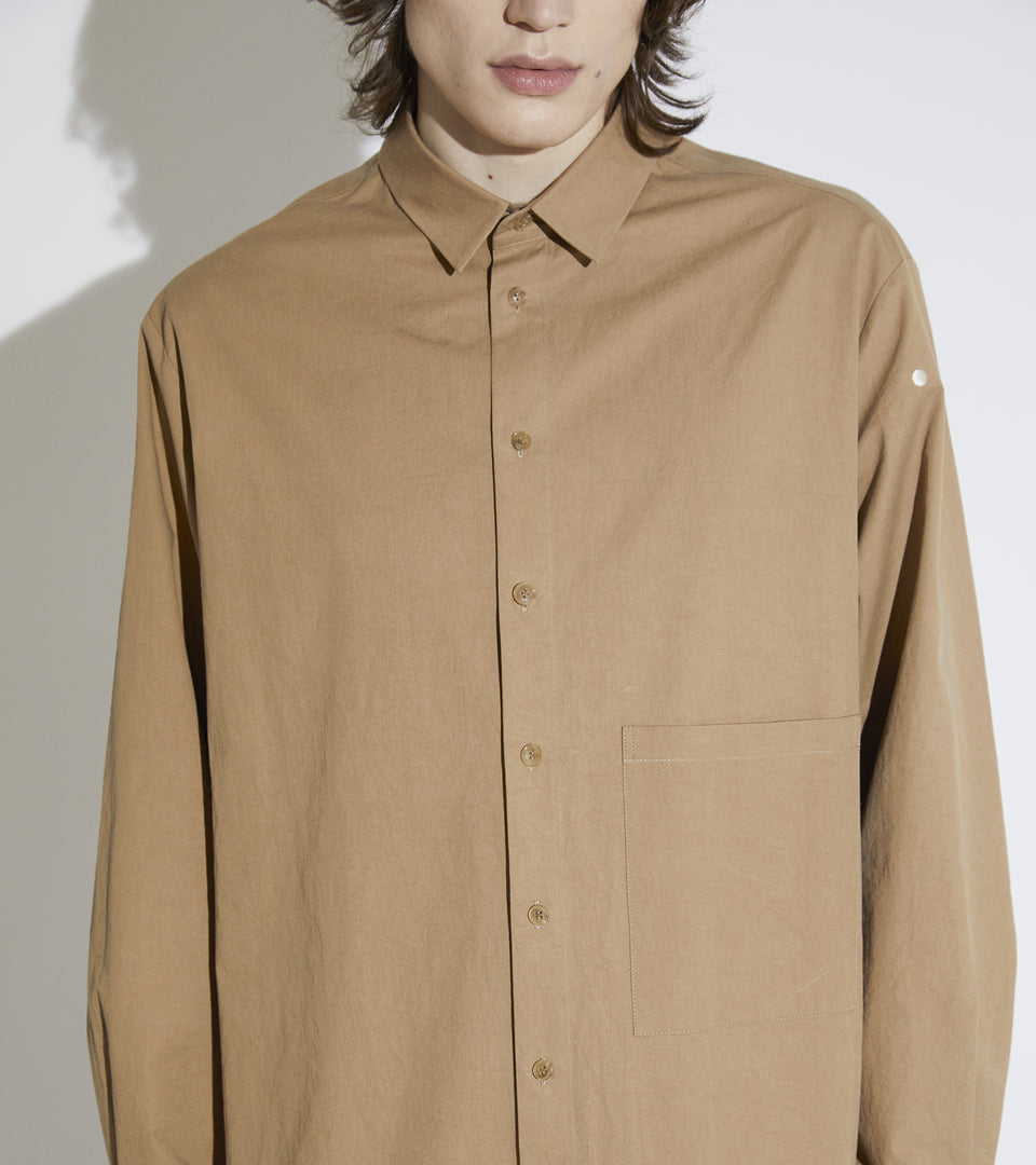 Mononavy long shirts brown