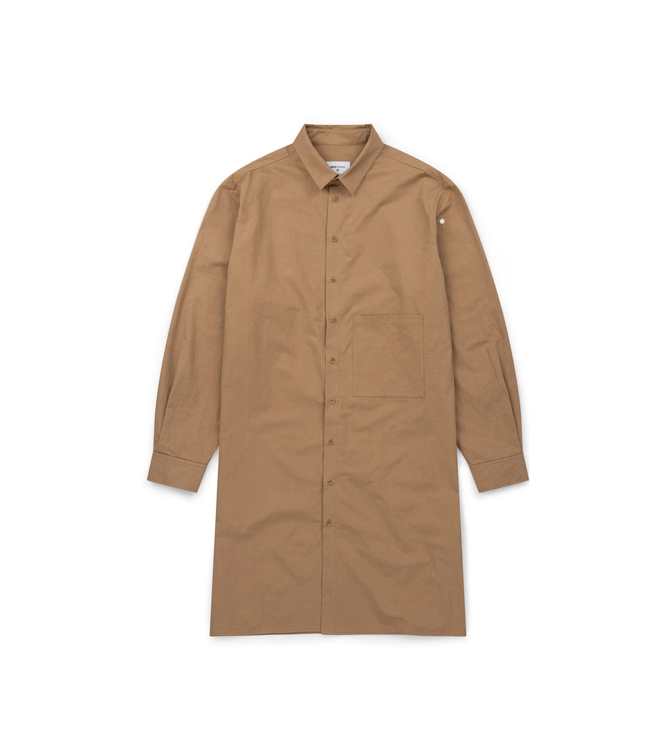Mononavy long shirts brown