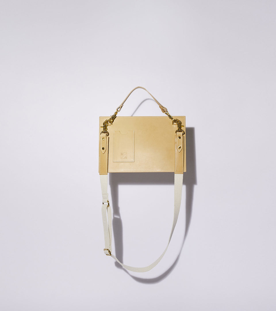 Mononavy upcycled crossbody bag