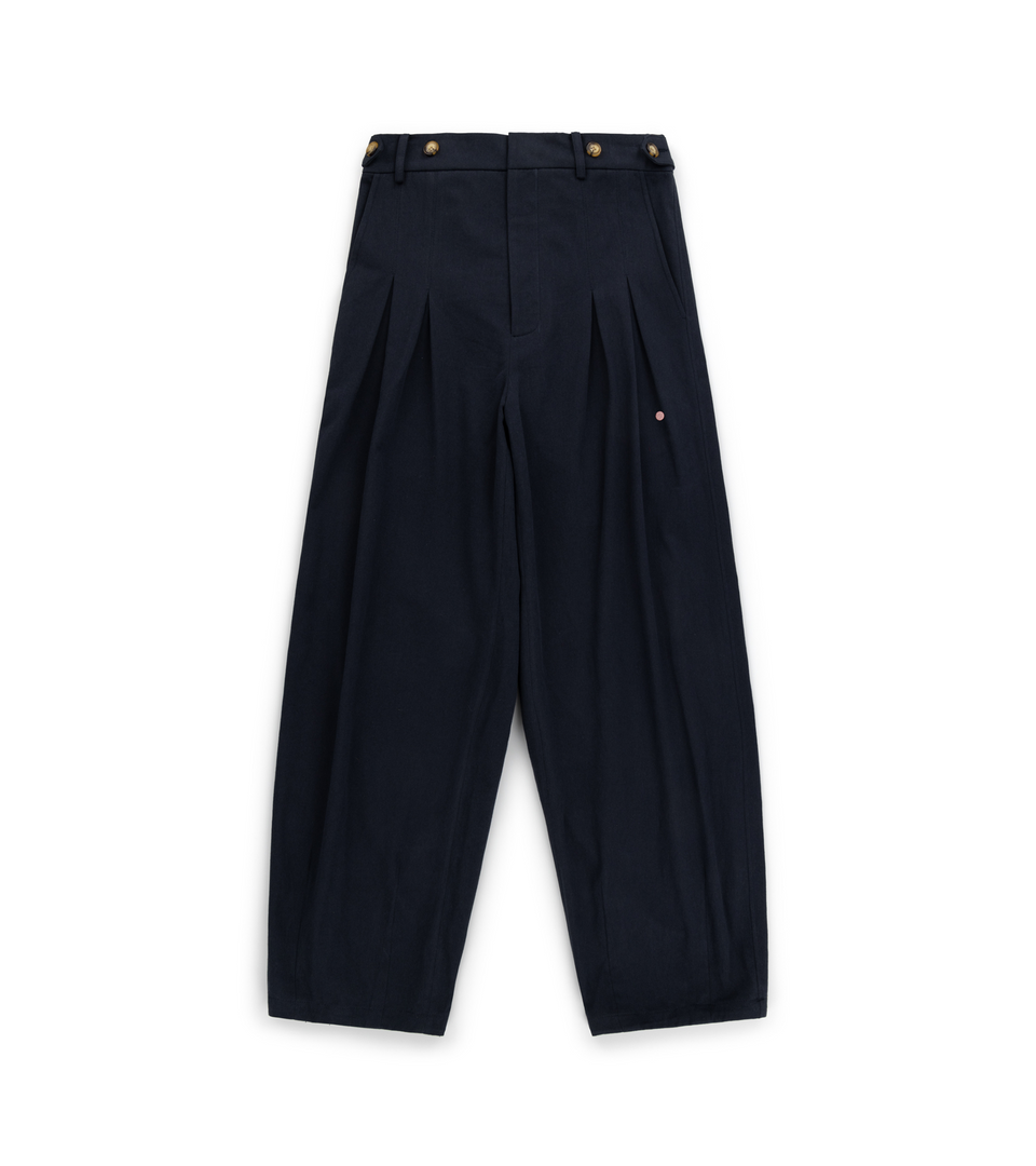 mononavy balloon trouser