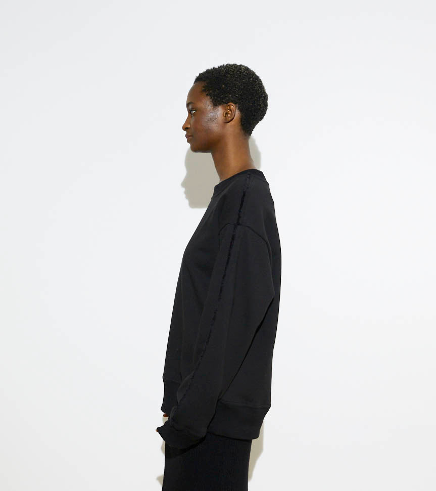 mononavy black sweatshirts
