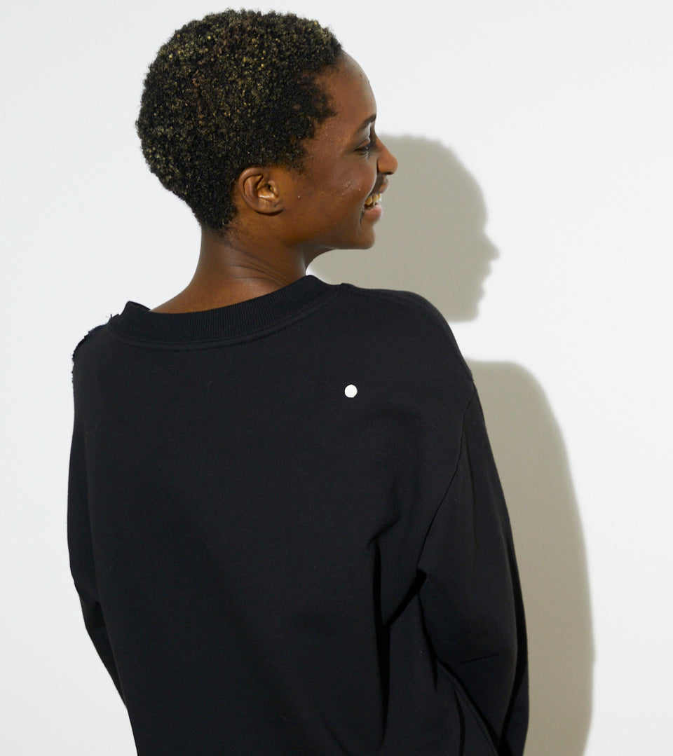 mononavy black sweatshirts