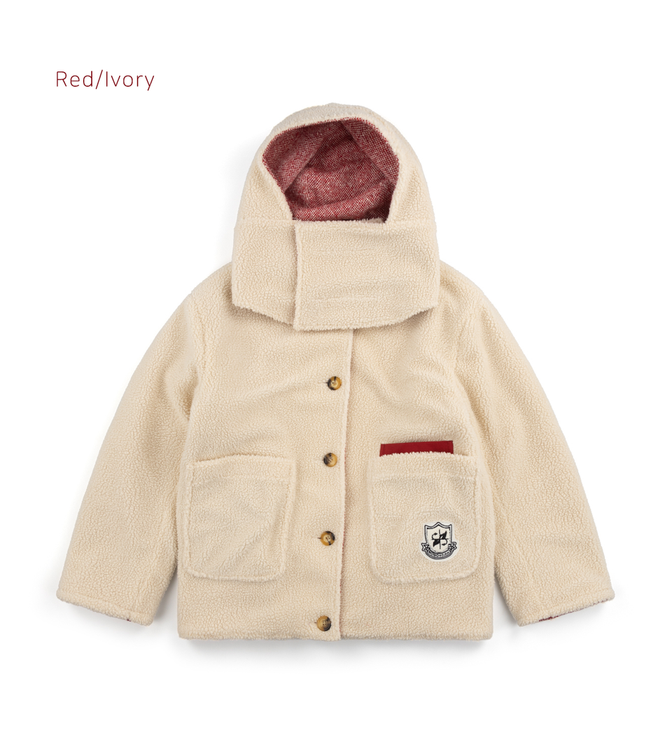 No.o32 - Reversible Hoodie Jacket
