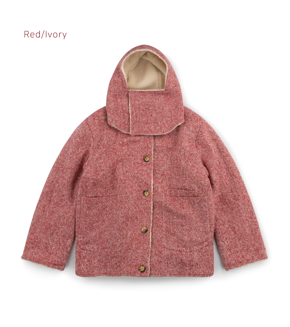 No.o32 - Reversible Hoodie Jacket