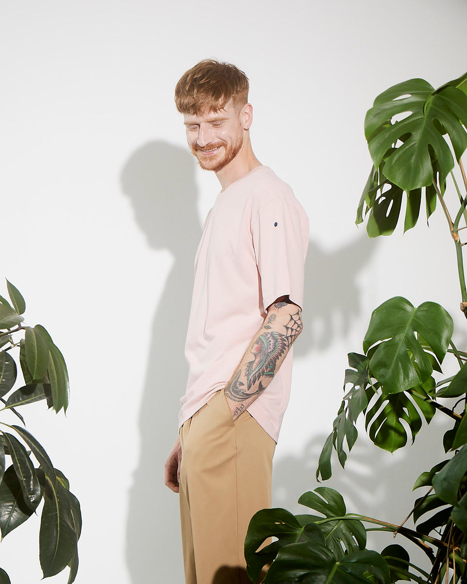 Mononavy Printed T-Shirt Powder Pink