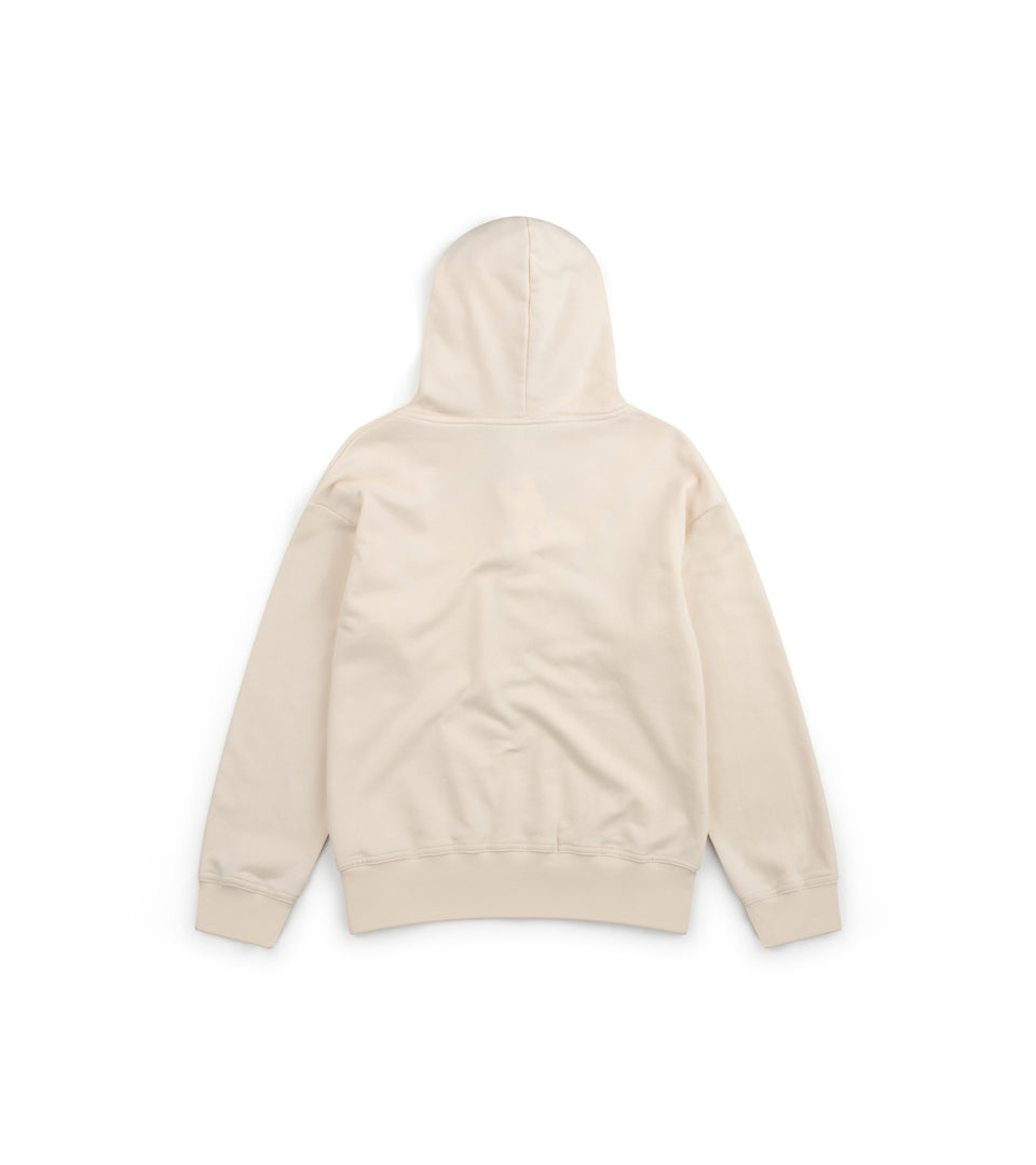 No.o25 - Patched Hoodie Sweatshirts Ivory