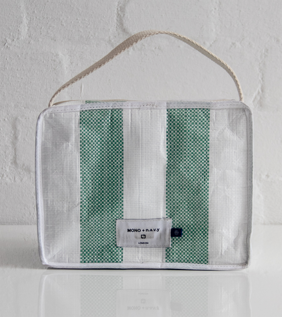 Mononavy Cooler Bag Green Stripe
